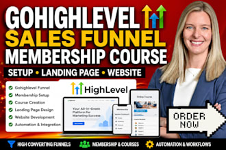 create skool membership course with gohighlevel website funnel and onboarding