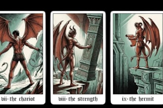 create a custom tarot card eck or kickstarter campaign card box mockup