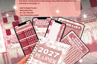 design aesthetic and high converting digital planners