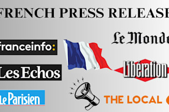 do french press release writing with french press release distribution