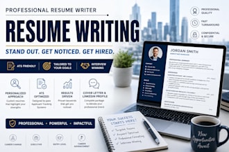 write a professional ats resume and cover letter