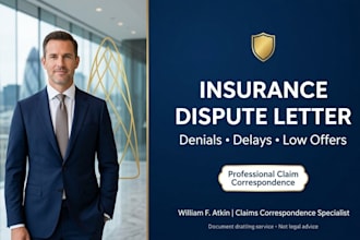 write a powerful insurance dispute letter to challenge claim denials or offers