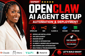 setup openclaw ai agent with docker and vps