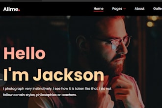 build wix studio wedding photography filmmaker musician portfolio website