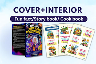 create kids cookbooks, activity books, and fun fact ebooks