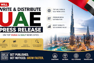 write and distribute uae press release on top dubai and gulf news