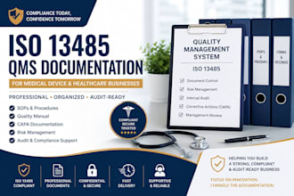prepare iso 13485 compliant qms sops for your medical device startup