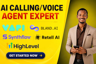 build ai voice agent vapi ai bland ai synthflow aircall gohighlevel crm expert