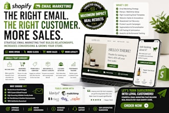 do shopify email marketing and klaviyo email campaigns