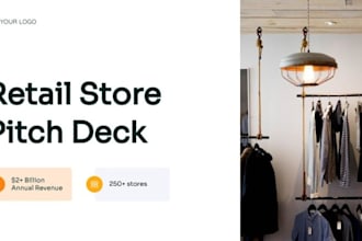 design retail store pitch deck  mall kiosk investor deck   local brand deck
