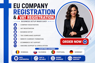 do romania, slovakia, portugal, and germany company formation