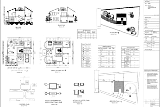draw city permit drawings, 2d floor plans and autocad blueprints