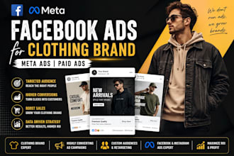 facebook ads for clothing brand, meta ads, paid ads