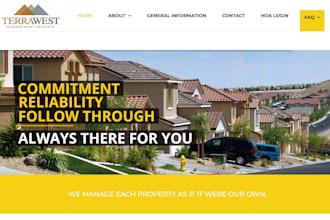 property management, homeowners, condo, community association hoa website design