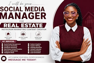 be your social media for real estate instagram marketing content creator