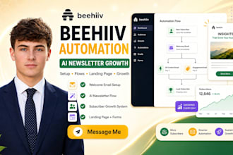 setup beehiiv  automation ai newsletter and newsletter growth