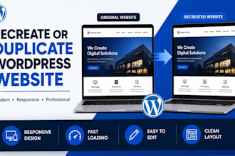 clone duplicate copy and recreate any wordpress website