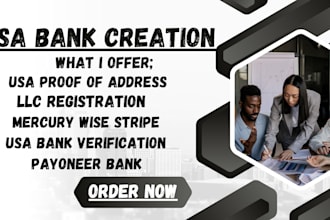 create USA bank for any country get USA physical address and proof of address