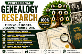 break genealogy brick walls and help find biological parents or adoptions