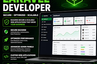 develop secure and reponsive custom web apps for businesses