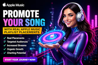 promote your song with real apple music playlist placements