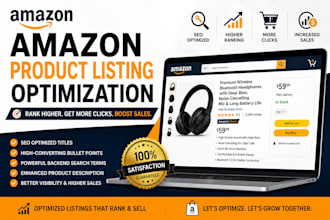 do amazon listing optimization with SEO title and description