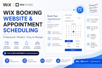 design wix booking website wix appointment scheduling wix studio