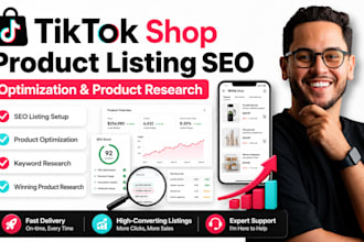 optimize tiktok shop product listing with SEO titles and descriptions