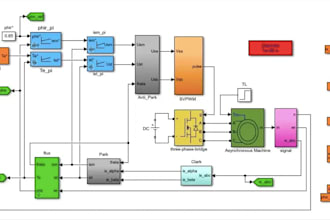 develop matlab simulink, ev powertrain, bms models, simulations