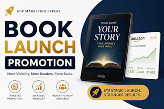boost amazon KDP book launch visibility