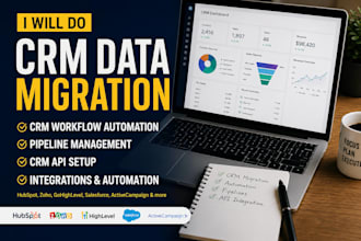 do CRM data migration CRM workflow automation pipeline management CRM API setup