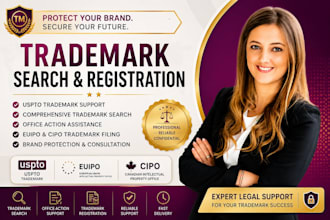 do uspto trademark search and trademark registration support