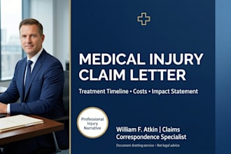 draft a compelling medical injury claim letter for your accident case