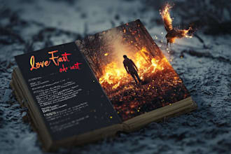 do romance book cover illustration character cover design