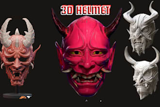 sculpt 3d mask 3d cosplay helmet model halloween mask onl mask for 3d printing
