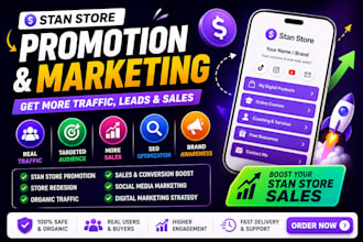 do stan store design, stan store marketing, stan store setup and sales funnel
