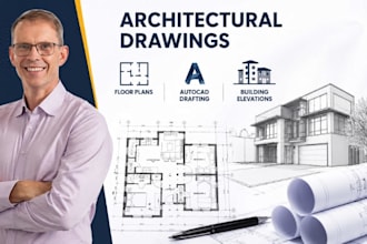 architectural floor plans, autocad drafting, building elevations