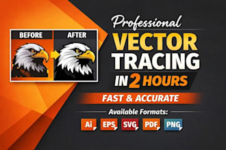 convert image to vector file, vector tracing, vector logo, vectorize image