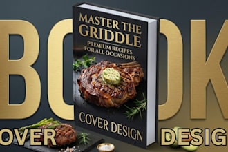 design perfect and beautiful cookbook cover for amazon kdp