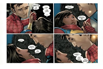 draw comic book illustration and comic page art