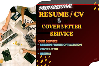 write resume and cover letter