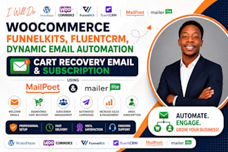 woocommerce funnelkits fluentum dynamic email cart recovery email subscription