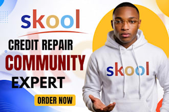 skool community setup skool credit repair skool community course creation setup