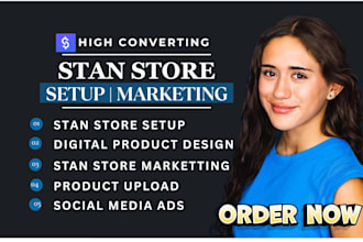 do stan store setup, stan store marketing, digital product, stan store design