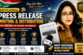 write and distribute south africa press release to south africa top media sites