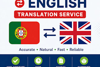 translate portuguese to english or english to portuguese