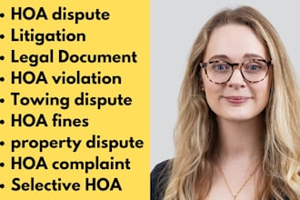 manage hoa disputes involving fines,violations, towing,and selective enforcement