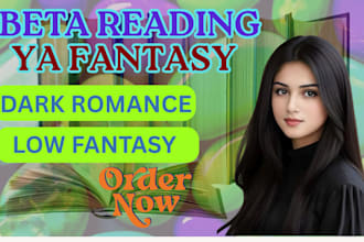 beta read your ya dark romance and low fantasy