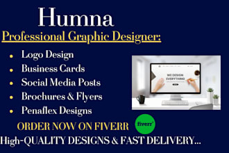 provide professional and modern graphic design services