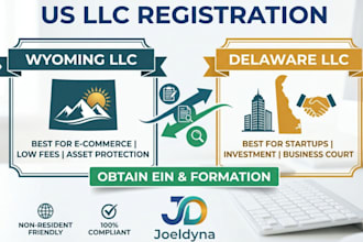 form wyoming or delaware llc with ein for non US residents